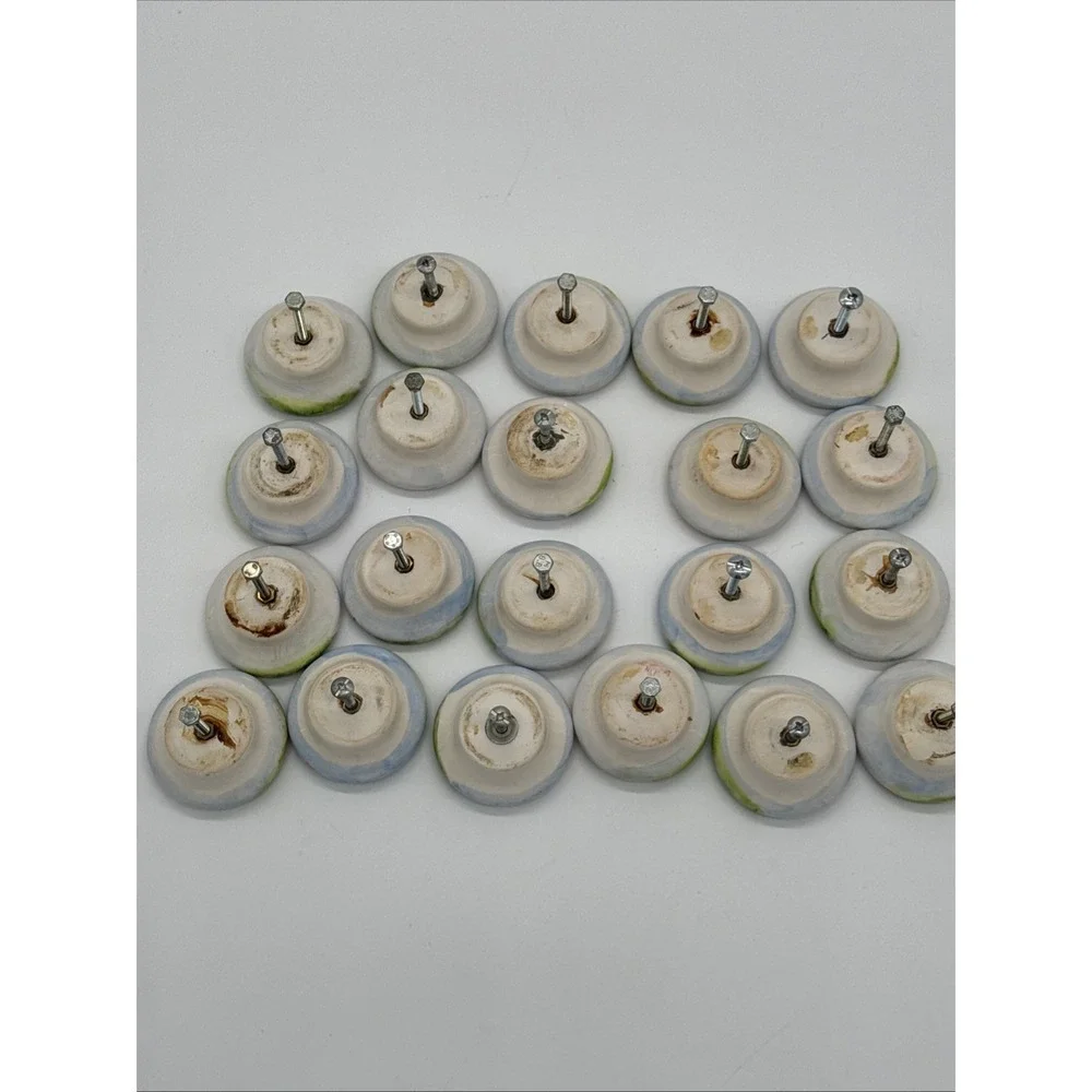 Hand Painted Sunflower Ceramic Knobs For Kitchen Cabinet Drawer Pulls Set of 21